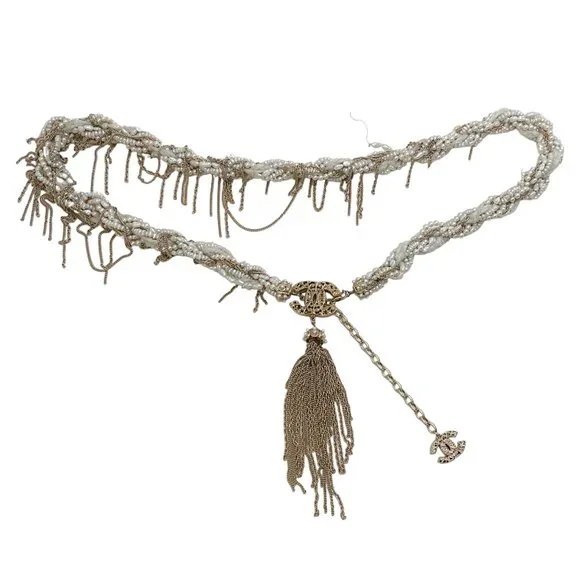 CHANEL | Accessories | Chanel 209 Pearl And Chain Belt  display picture 2